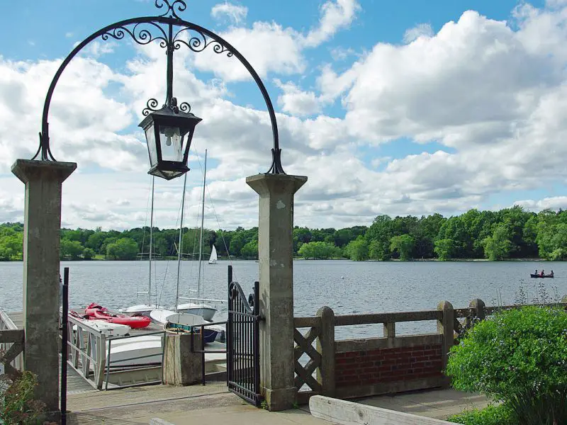 Jamaica Pond in Boston, MA