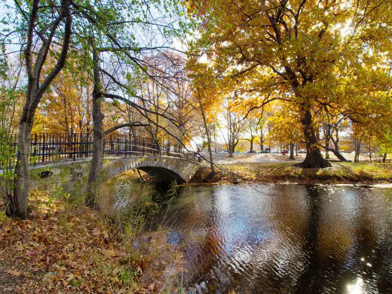 Back Bay Fens in Fenway, MA