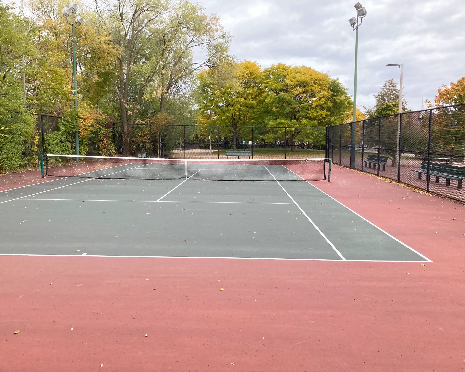 porzio park tennis court