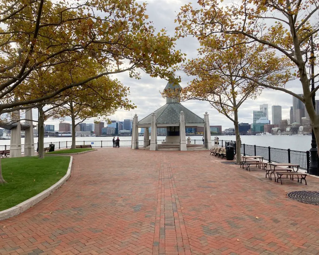 piers park east boston view