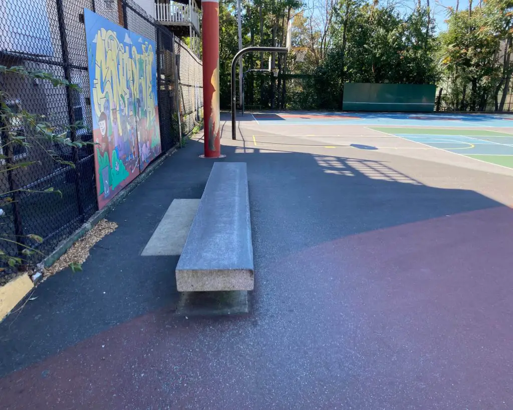 Morse Kelley Playground Somerville skate park ledge