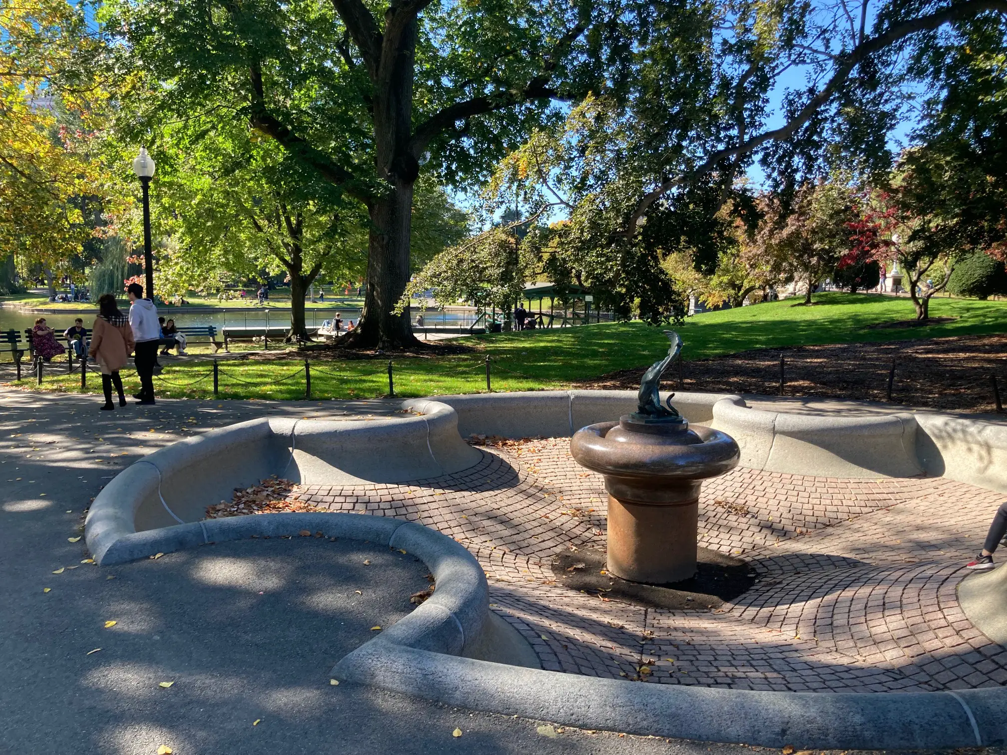 boston public garden bagheera fountain