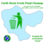 Earth Week Fresh Pond Cleanup